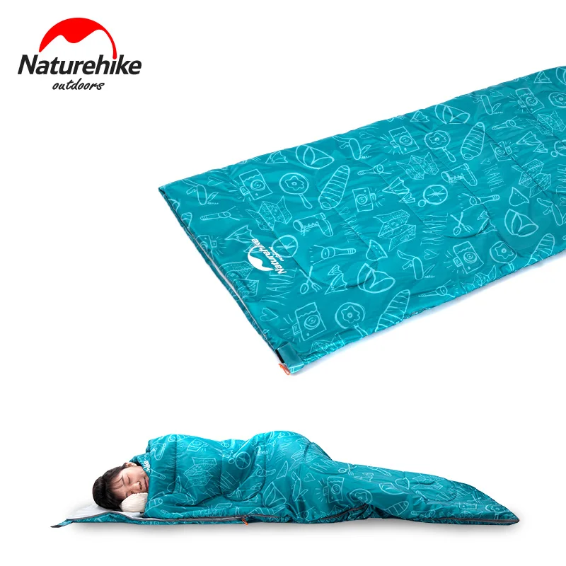 Naturehike для сна на открытом воздухе ультралегкий 800 г спальный мешок типа Конверт