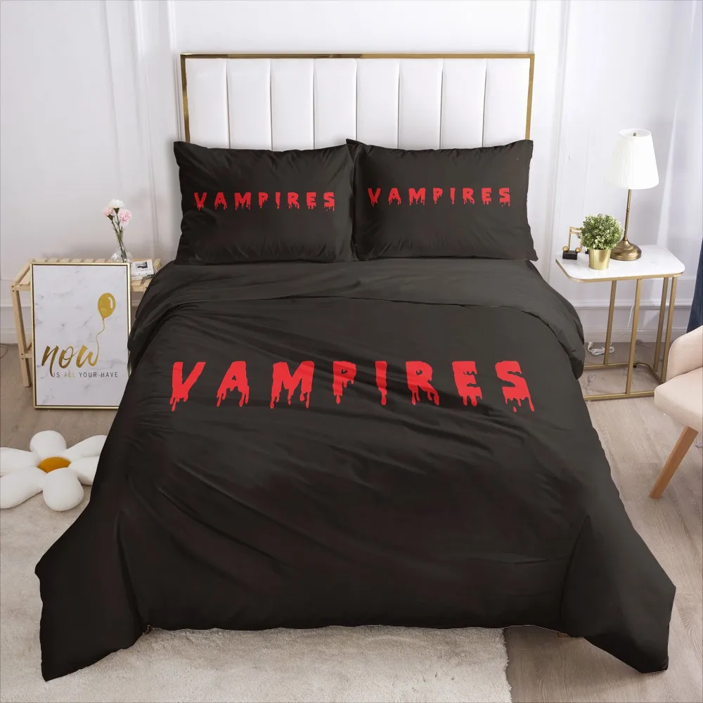 

3D Duvet Cover Set Bedding Sets Comforter Cases Pillow Covers Double Single Full Twin Size Halloween Ghost Design Bedclothes