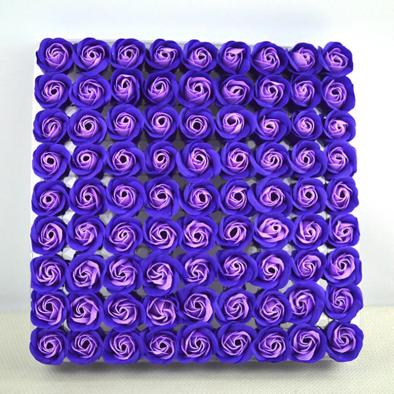 81 шт. имитация розы цветочное мыло ароматизированные необходимый подарок на