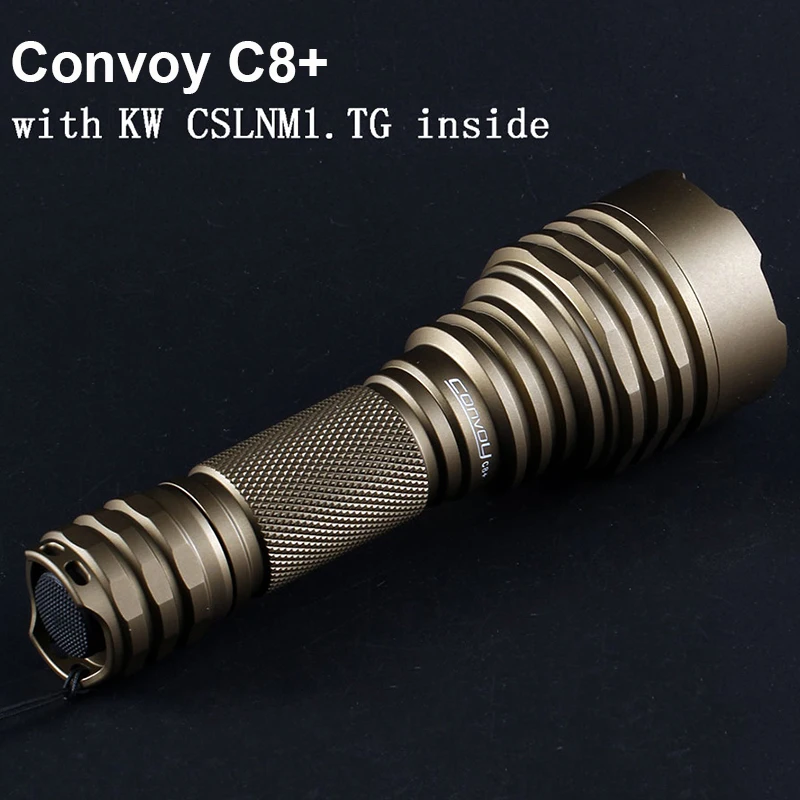 Convoy Flashlight C8 Plus with KW CSLNM1.TG 6500K Led Torch Flash Light 18650 High Powerful Lanterna Camping Hunting Lantern