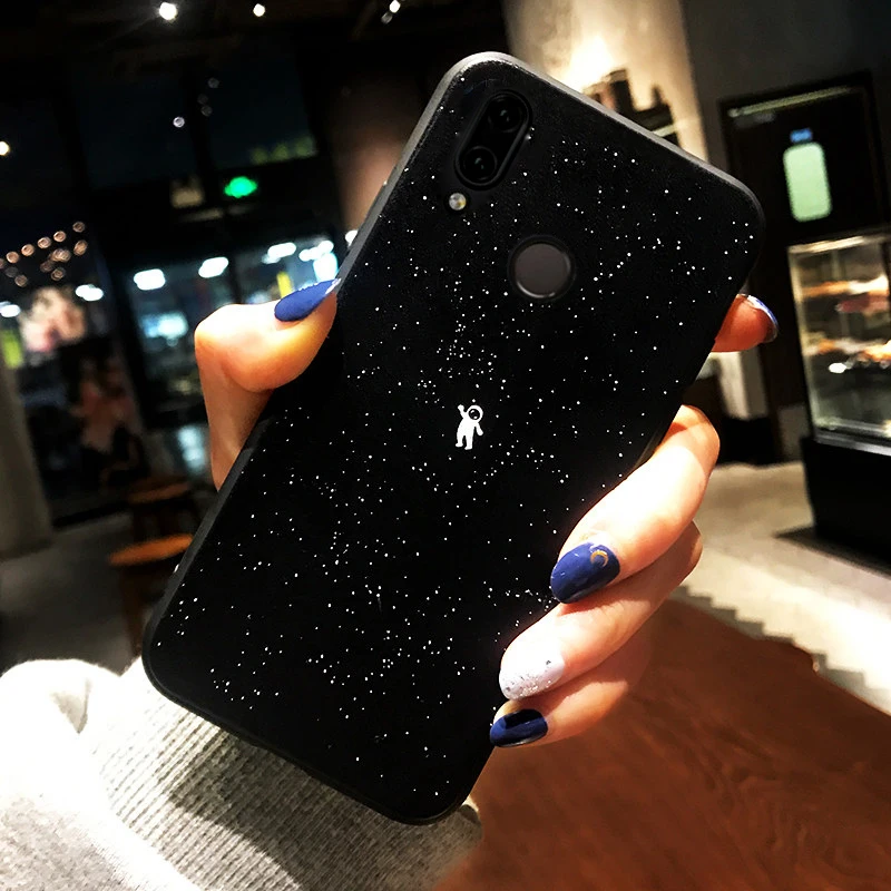 Мягкий черный чехол для телефона с изображением космонавта Земли для huawei P20 P30 Lite Pro, чехол для huawei P30 P20 P20Lite P30lite, Чехол для мужчин - Цвет: 01A