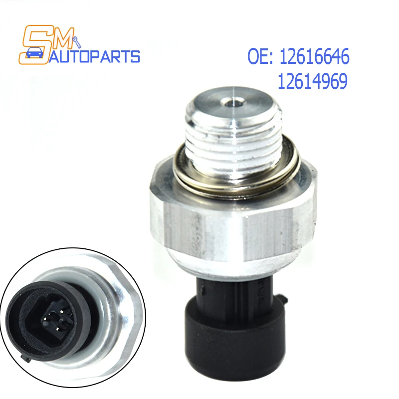 

New Engine Oil Fuel Pressure Sensor For GM Buick Chevrolet Silverado 1500 2500 3500 Pontiac Cadillac CTS 12616646 12614969