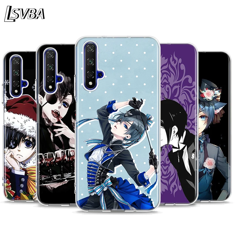 

Butler Anime Cartoon Silicone Cover For Honor 20 20S 20E 8 8A Prime 8X MAX 8C 8S 7A 7C 7S Pro Phone Case