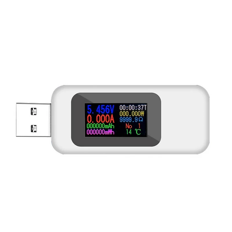 MX18 USB Tester DC USB тестер тока 4-30 в измеритель напряжения Амперметр цифровой монитор измеритель напряжения Емкость зарядное устройство детектор для смартфона - Цвет: MX18 USB Tester