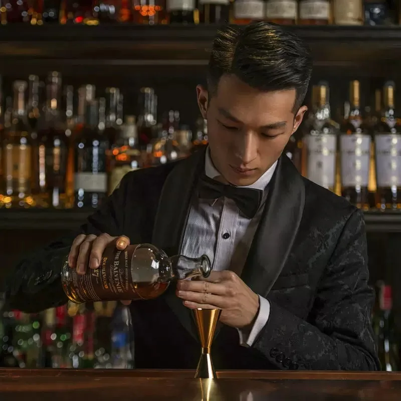 Бар Soul коктейль бар Jigger в японском стиле из нержавеющей стали двойной спиртовой