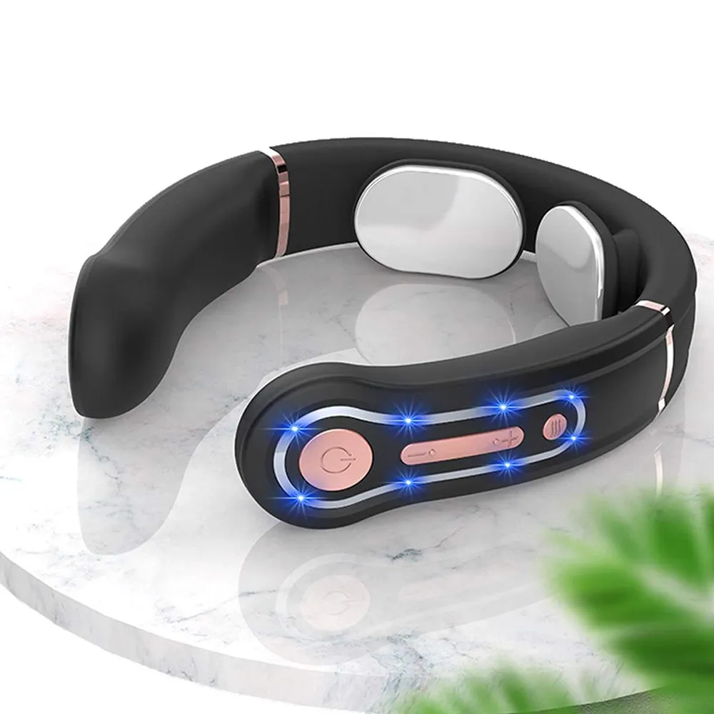 

Neck Massager Deep Tissue Electric Tens Pulse Massage Shawl Heating Function Intelligent Wireless Portable Cervical Massager
