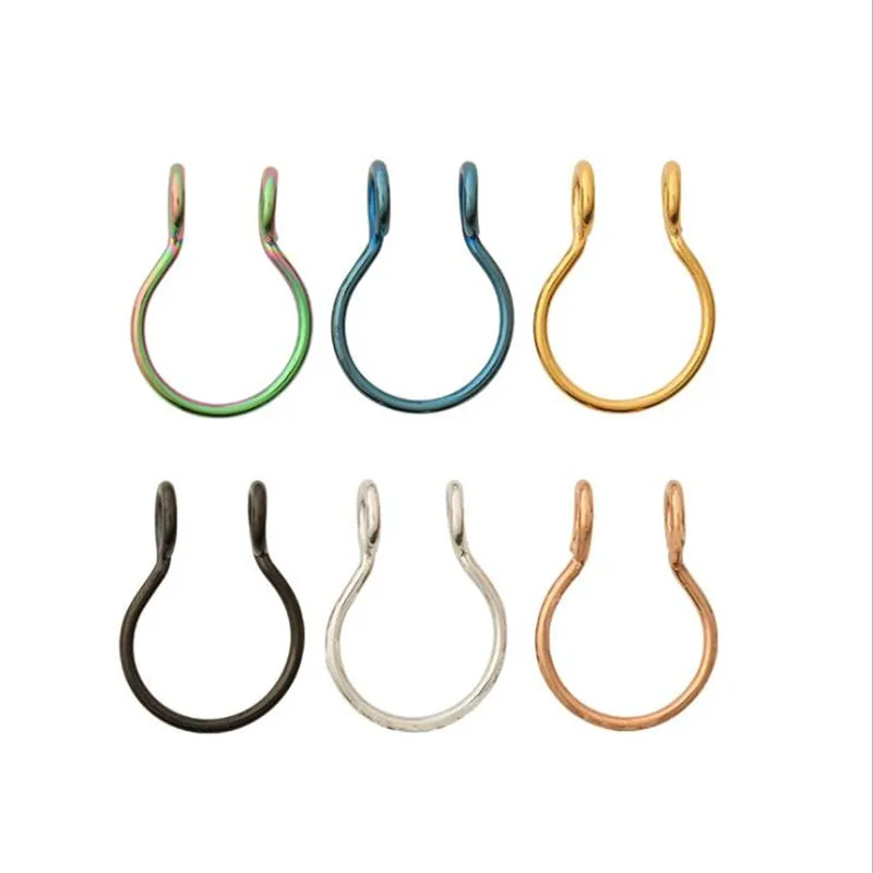 Кольцо u-образное из хирургической стали для женщин ювелирное изделие в