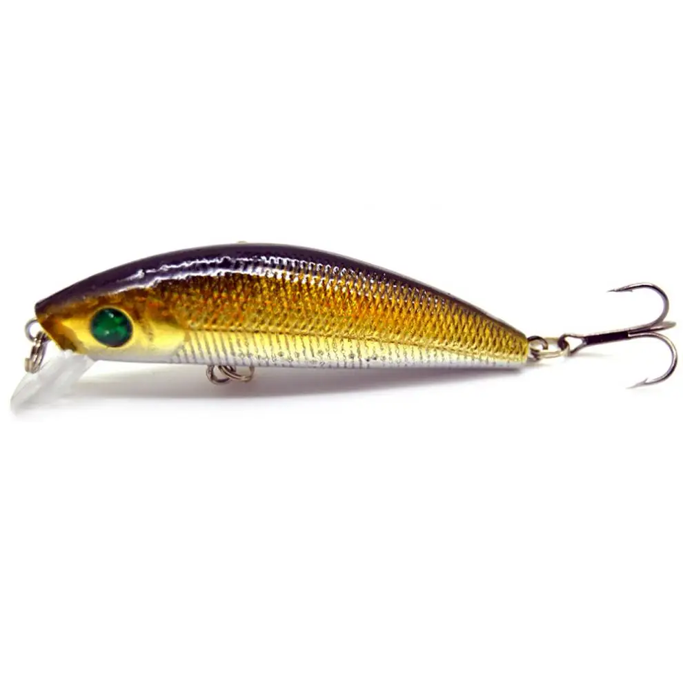 

10pcs 7cm High Quality Colorful Durable Minnow Striped Bass Artificial Hard Fishing Lure Laser Crankbait Hard Fishing Bait