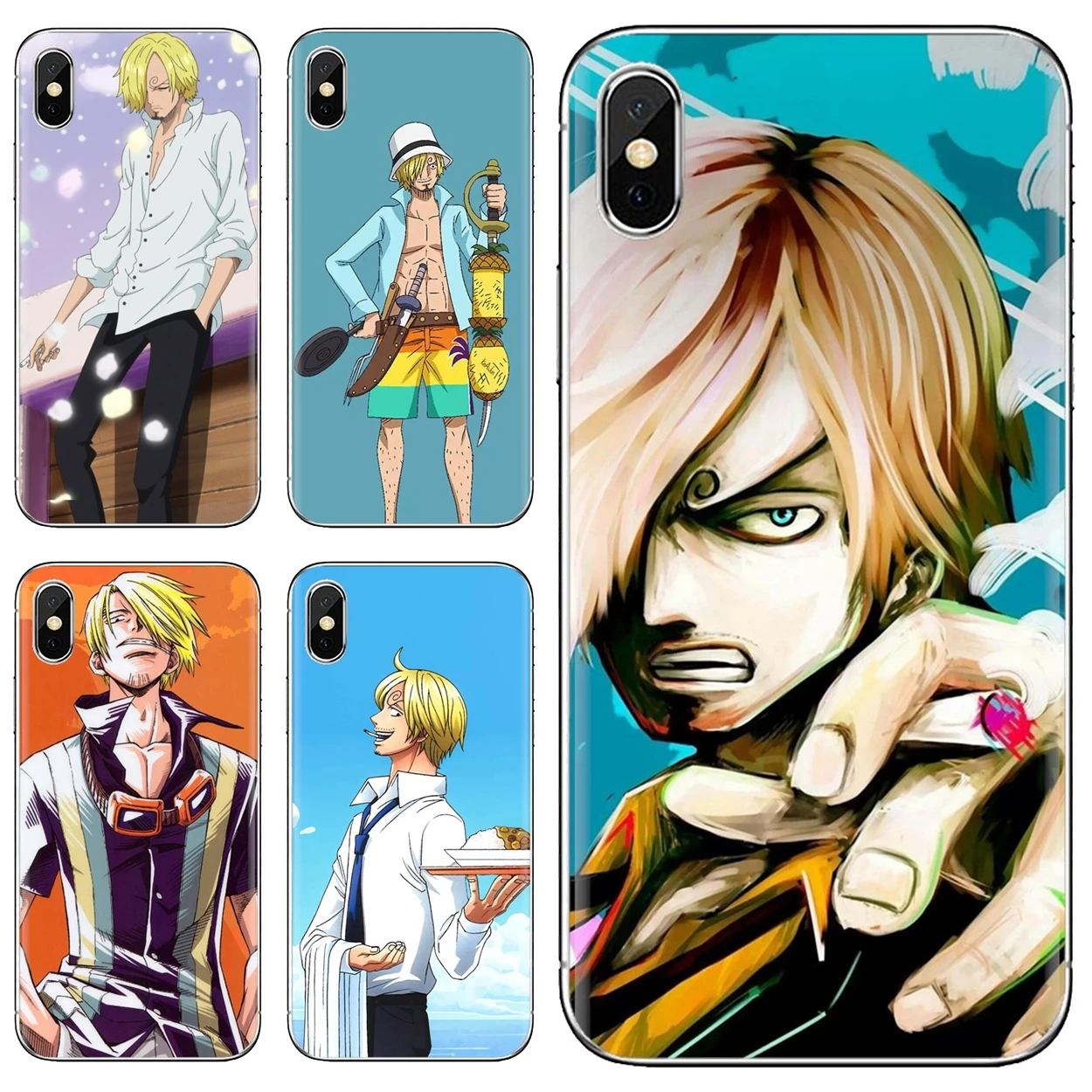 Силиконовый чехол Sanji для Samsung Galaxy A10 A40 A50 A70 A3 A5 A7 A9 A8 A6 Plus 2018 2015 2016 2017 One Piece |