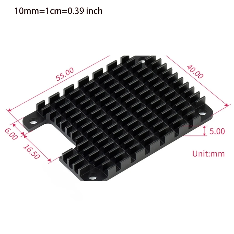 

for Raspberry Pi Compute Module 4 (CM4) Dedicated Heatsink Notched for Antenna