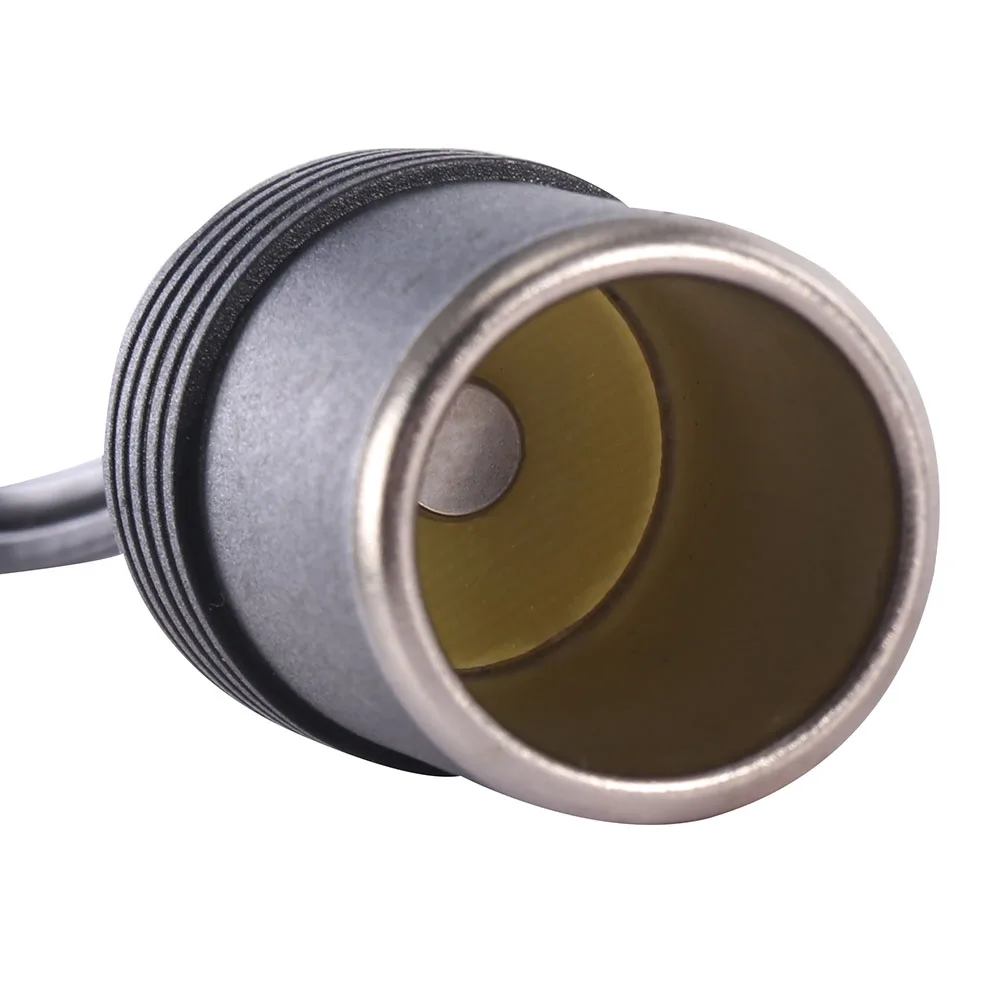 

Motorcycle Car Cigarette Lighter Socket USB Converter Adaptor Wired Controller Plug Connector Adapter for Emergency Jump Starter