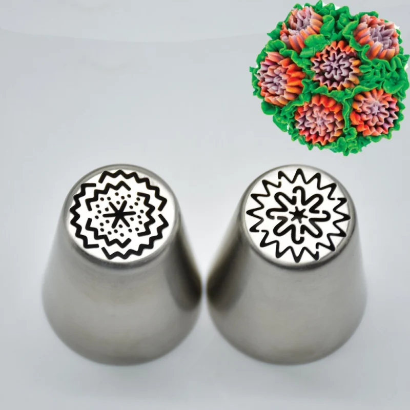 12 шт./компл. русский тюльпан глазурь трубопровод сопла из нержавеющей стали