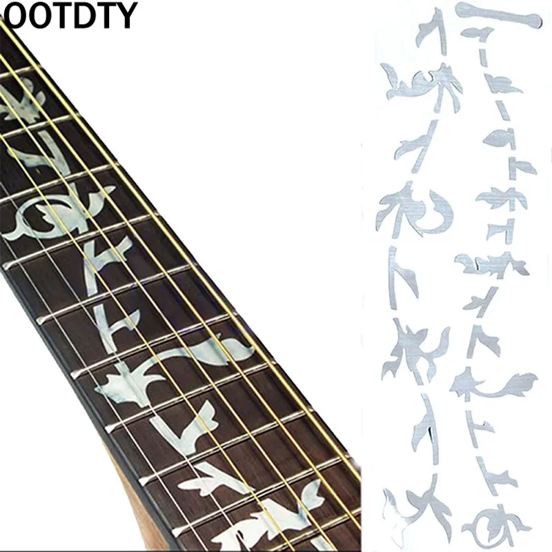 OOTDTY 1X Дерево жизни инструмент Красивая Гитара Бас инкрустация Наклейка ультра