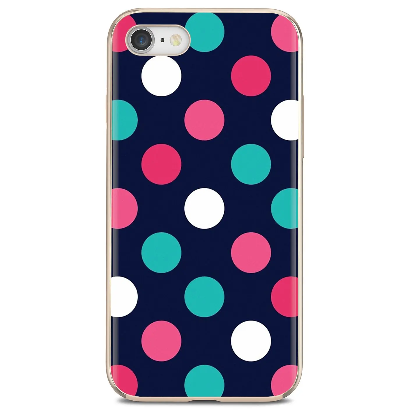 Тонкий силиконовый мягкий ТПУ чехол в горошек для телефона Samsung Galaxy A10 A30 A40 A50 A60 A70