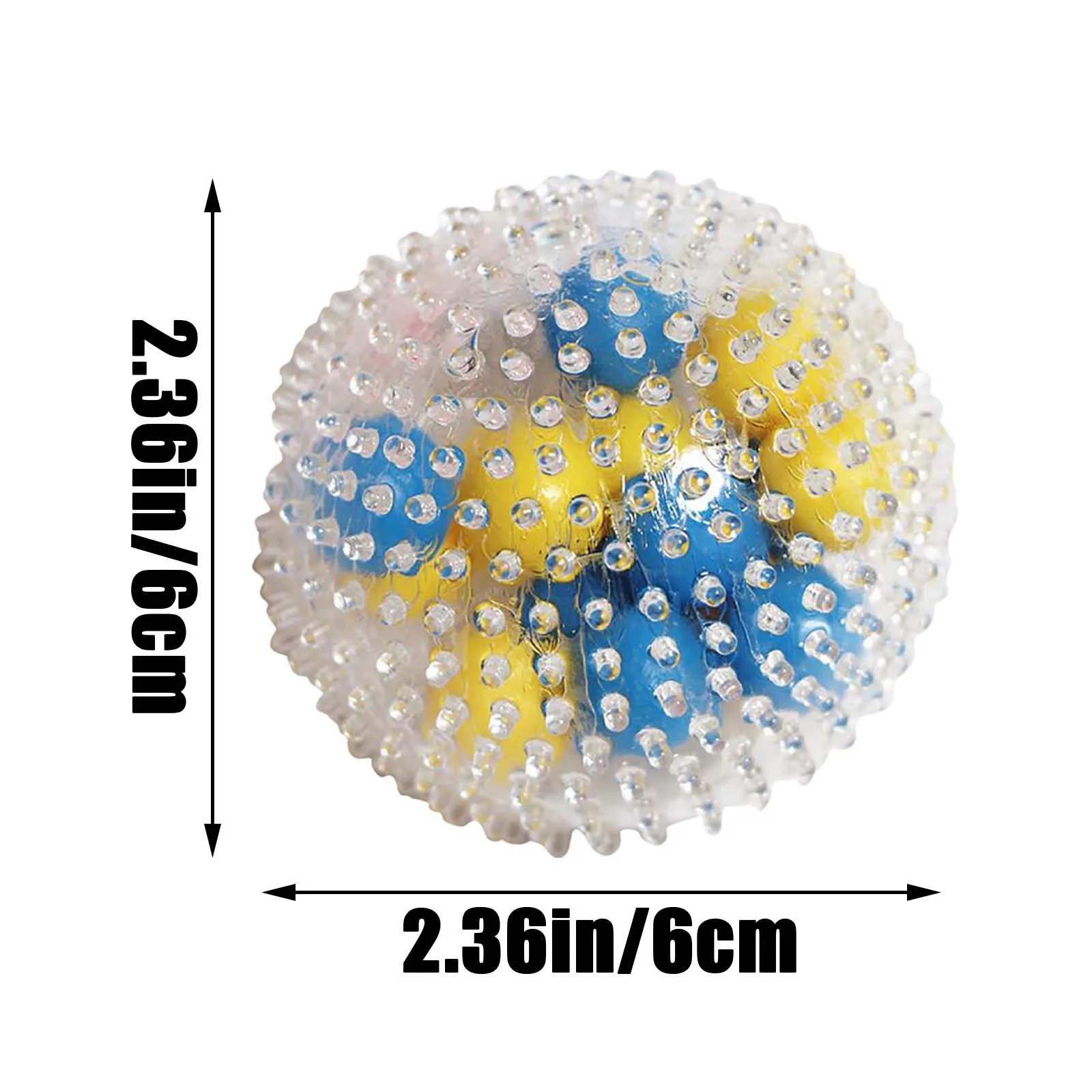 

Bead Ball Vent Decompression Burr Flower Seven Colored Burr Ball Vent Ball Toy Relief Toy Balls Hand Squeeze Fidget Toy