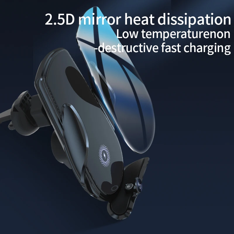 Automatic 15W  Car Wireless Charger for iPhone 13 12 11 XS Samsung S21 S20 Infrared Sensor Holder Charging Universal for Phone