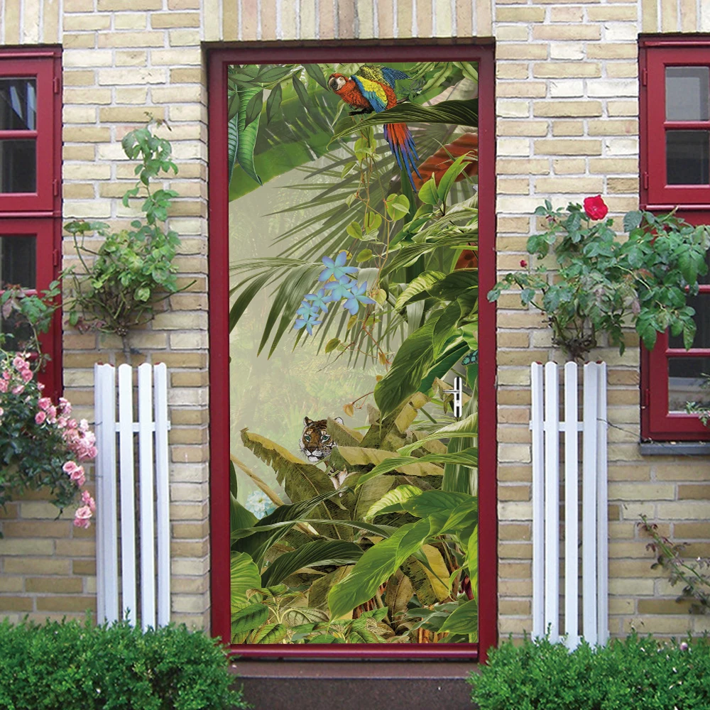 

Наклейки на двери для внутренних дверей, самоклеящиеся, Съемный Плакат