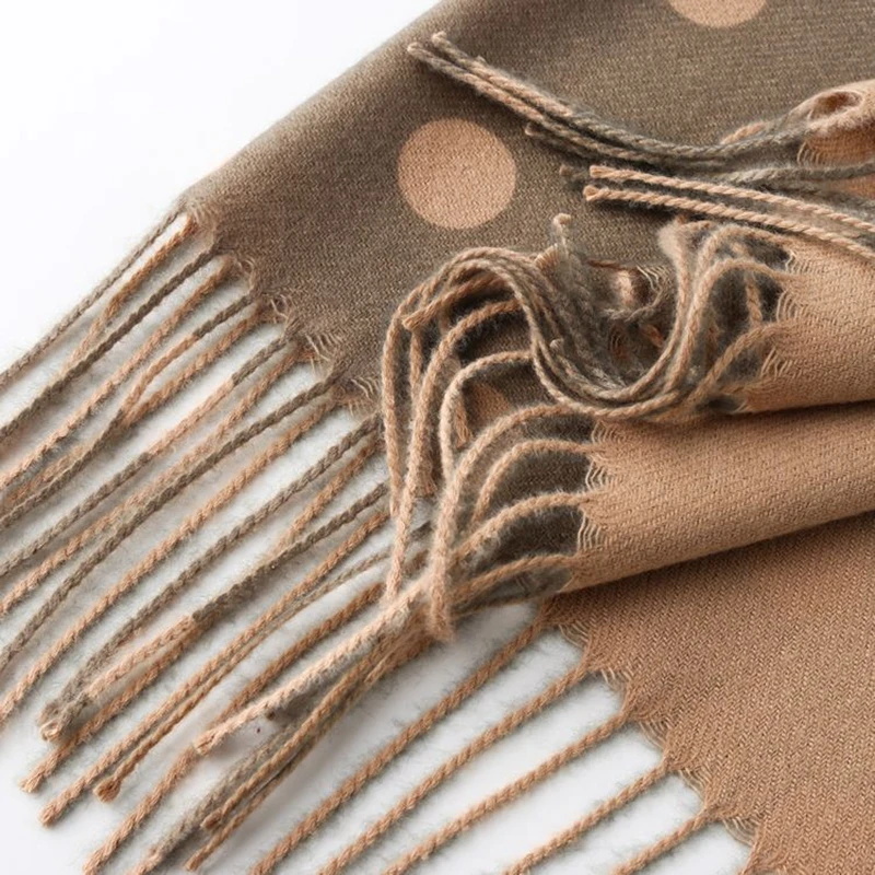 LARRIVED роскошный бренд 2019 новинка зимние теплые кашемировые шарфы с узором в