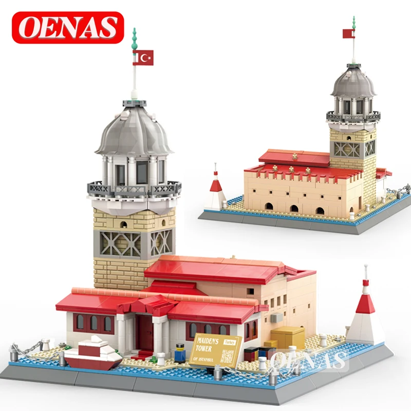 Фото Город МОС архитектура Турция стамбольская башня модель маяка строительные блоки
