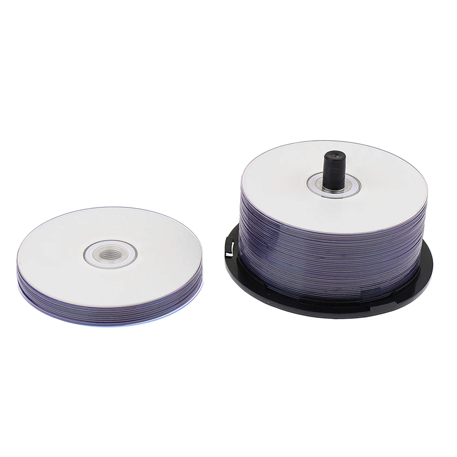 Mini 16X 700MB CD-R Recordable Blank Media 50Pcs Discs CD 16x Silver Printable | Электроника