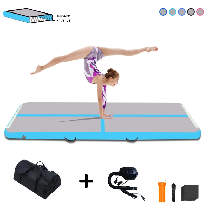 3 м надувная гимнастическая воздушная дорожка массажный коврик 4 дюйма толщина