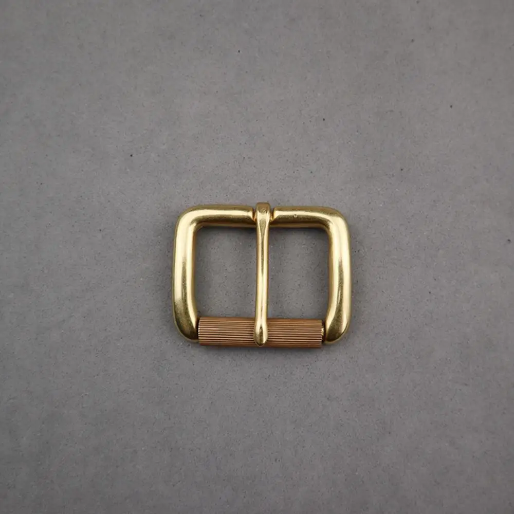 DIY Leahtercraft аппаратное обеспечение 1-1/2 ''(38 мм) Бор твердая латунная пряжка ремня Ролик Пряжка#90311-B38