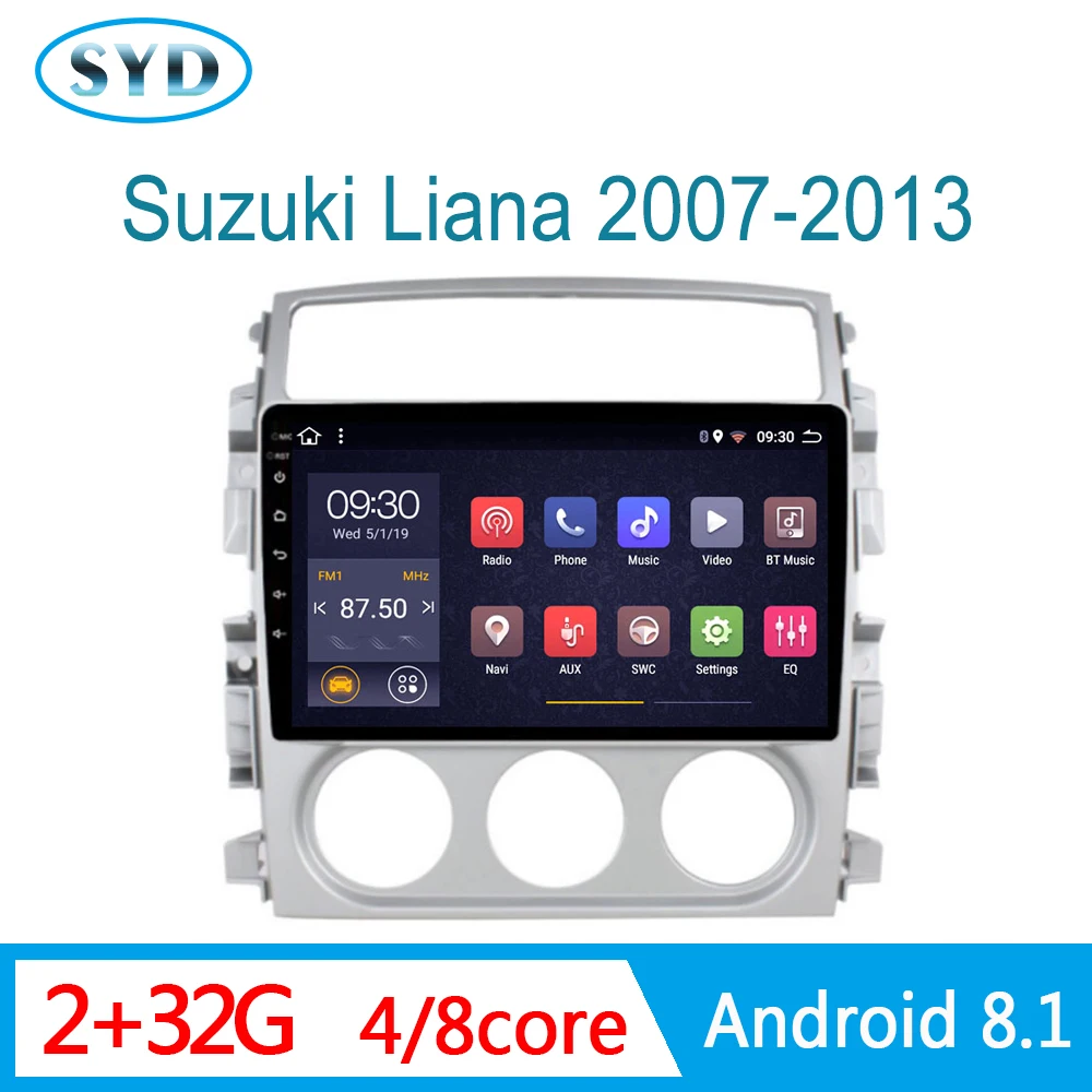 Автомагнитола для Suzuki liana 2007 2013 RAM 2G центральный мультимедийный видеоплеер dvd