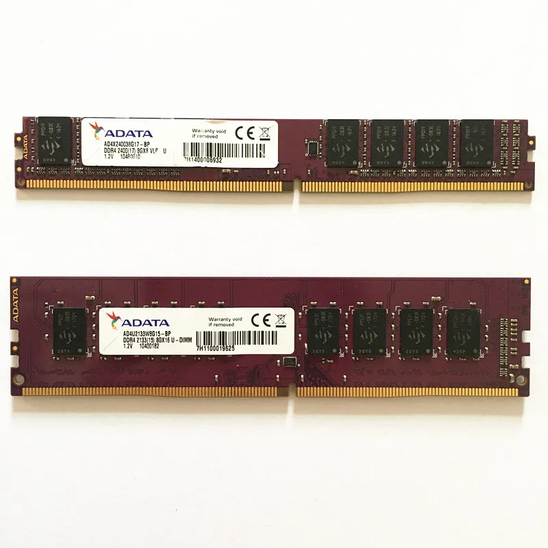 

ADATA DDR4 8 Гб оперативная память для настольного компьютера 8 Гб 2133 МГц 8 Гб 2400 МГц DDR4 оперативная память для настольного компьютера
