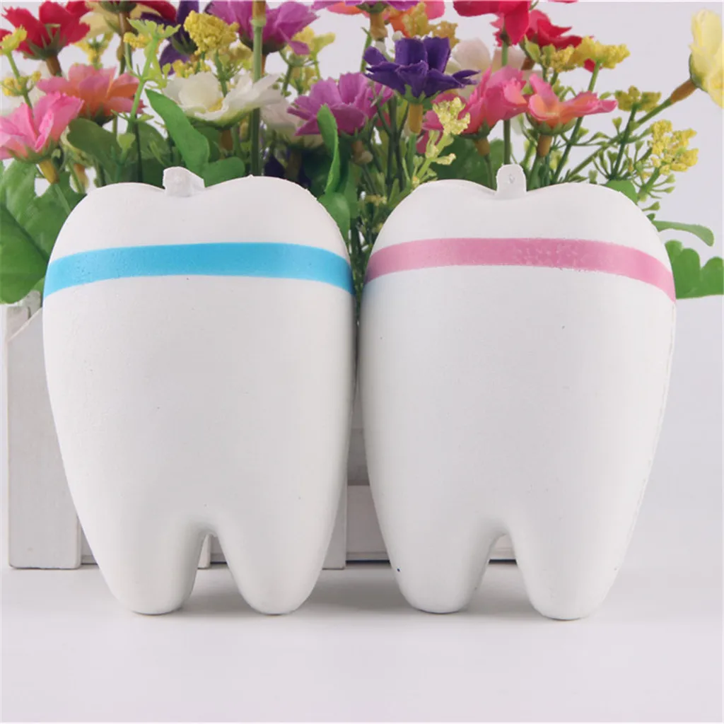 Милая модель зуба декомпрессионная игрушка Моделирование Мультфильм Зуб