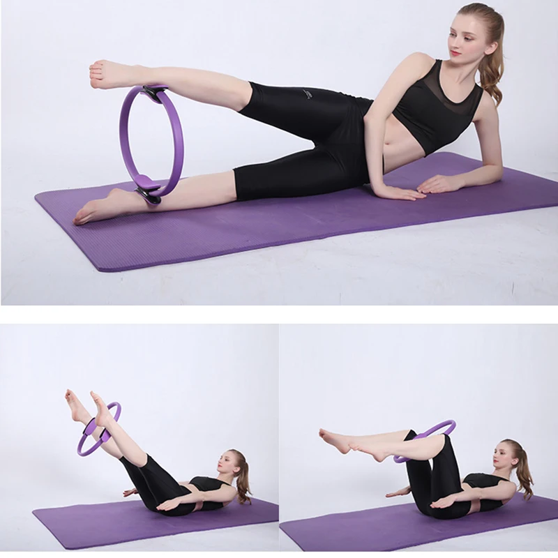 Кольцо для йоги Pilates Circle легкое портативное кольцо фитнеса удобная ручка высокое