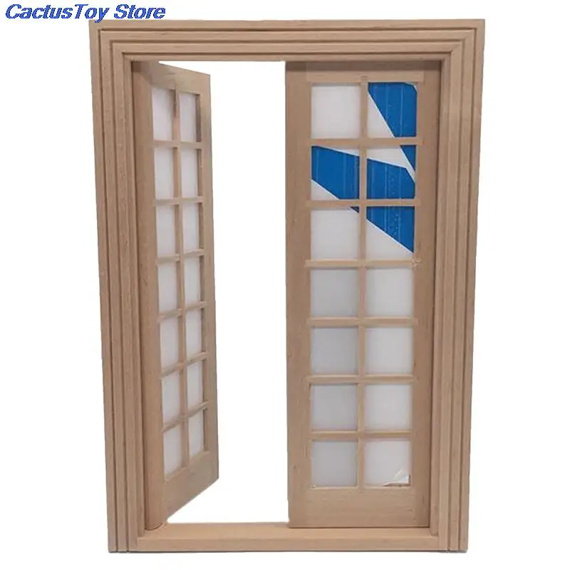 Кукольный домик из дерева 28 ячеек двухдверная мебель аксессуары для игрушек 1/12 |