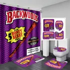 Занавеска для душа CAVVING с 3D рисунком, занавеска для душа из мультфильмов, водонепроницаемая занавеска для ванной, Противоскользящий коврик для ванной, набор ковриков для туалета, ковер