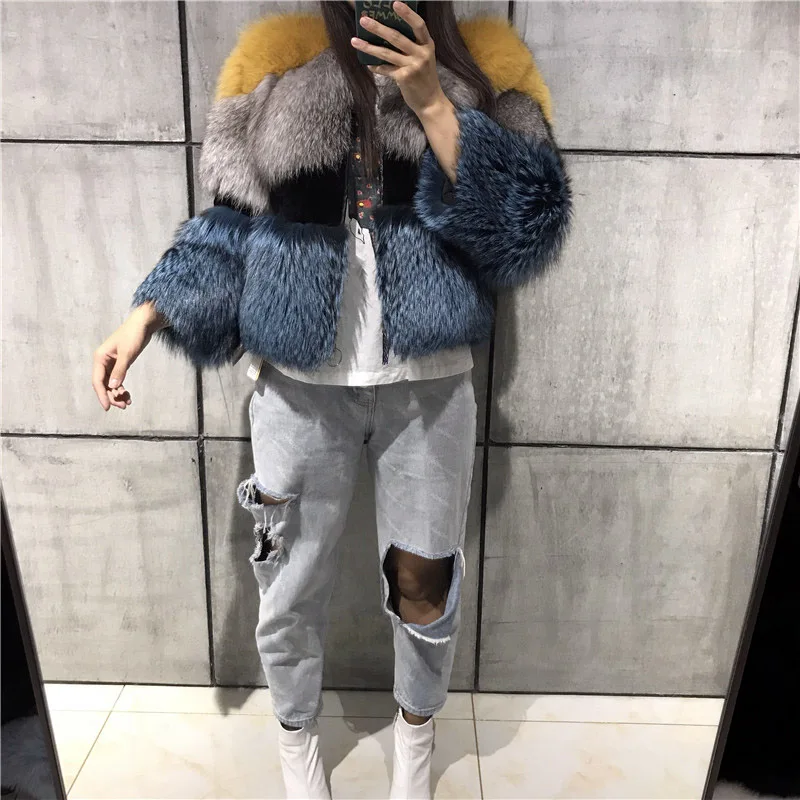 

real lady natural women fur jacket upto 6xl