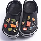 Подвески в виде милых долларов для украшения обуви, силиконовые пуговицы