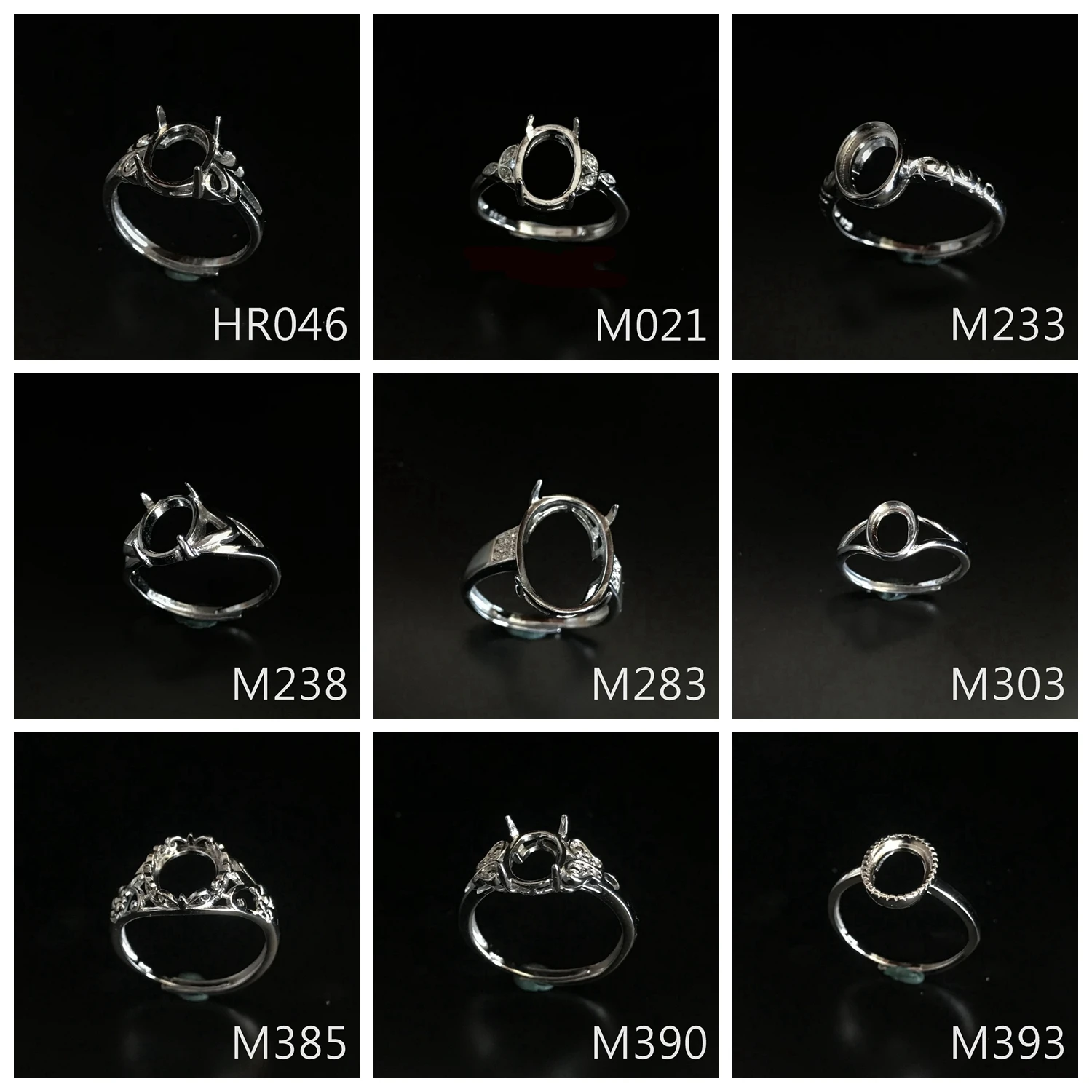 Кольцо-держатель из серебра пробы 8 х11 5 шт. | Украшения и аксессуары