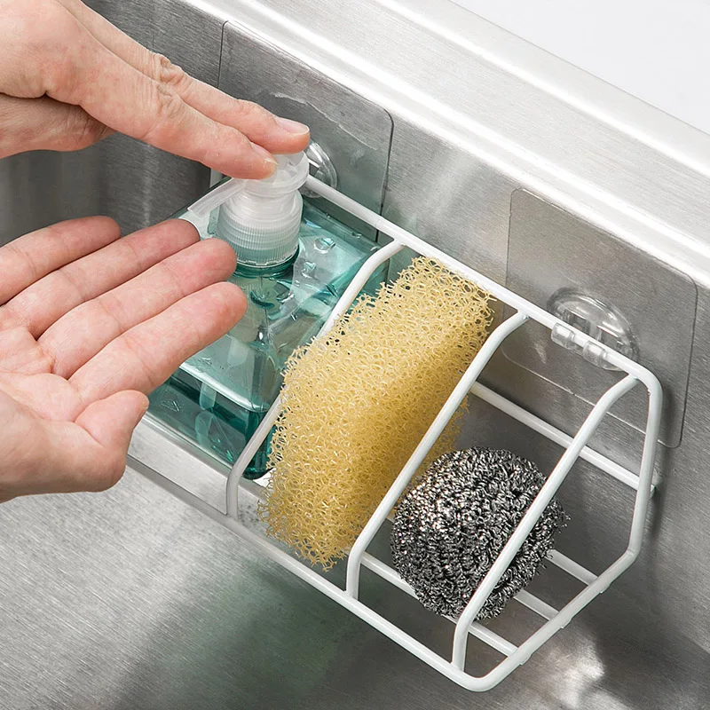 Стойка для хранения раковины держатель губки кухня ванная комната Органайзер