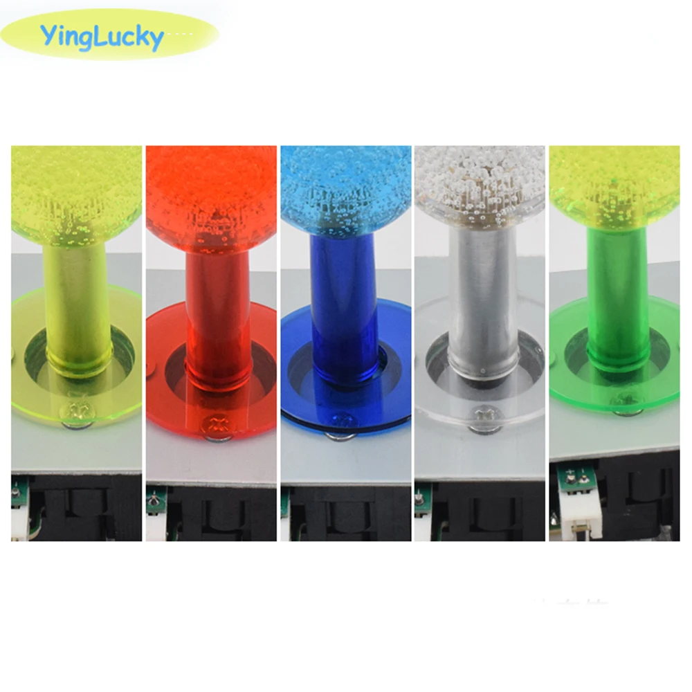 Yinglucky джойстики аркадный джойстик 5 в светящийся красочный Sanwa Джойстик для