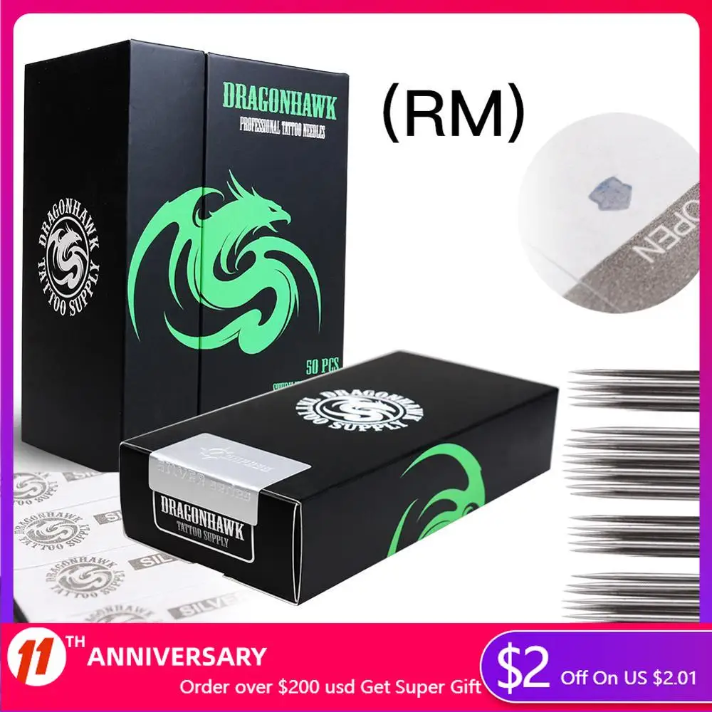 Одноразовые тату иглы 1213RM предварительно изготовленные стерилизованные круглые