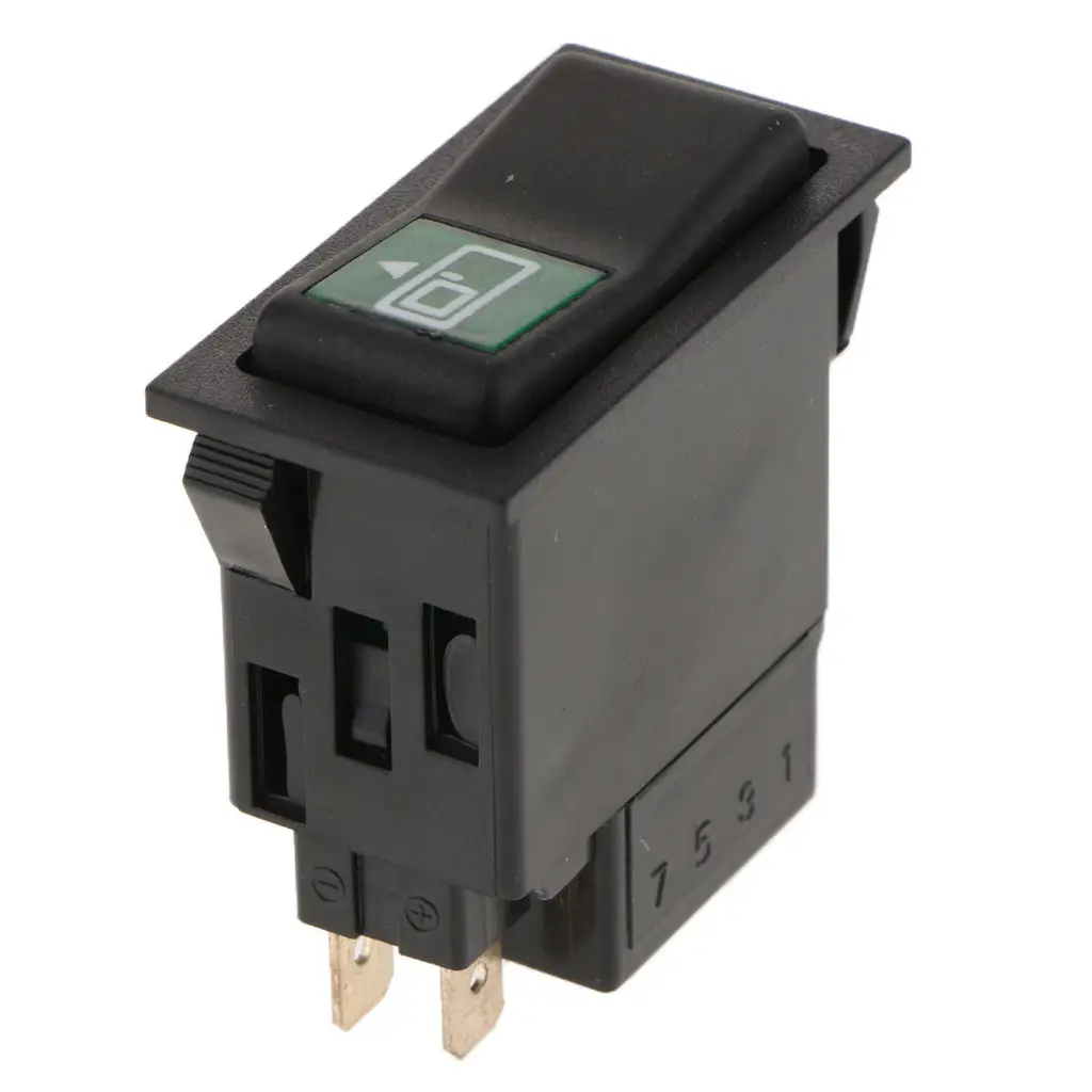 

Тумблер для автомобиля, грузовика, лодки, двери, 6 контактов, вкл./выкл., SPST переключатель, черный