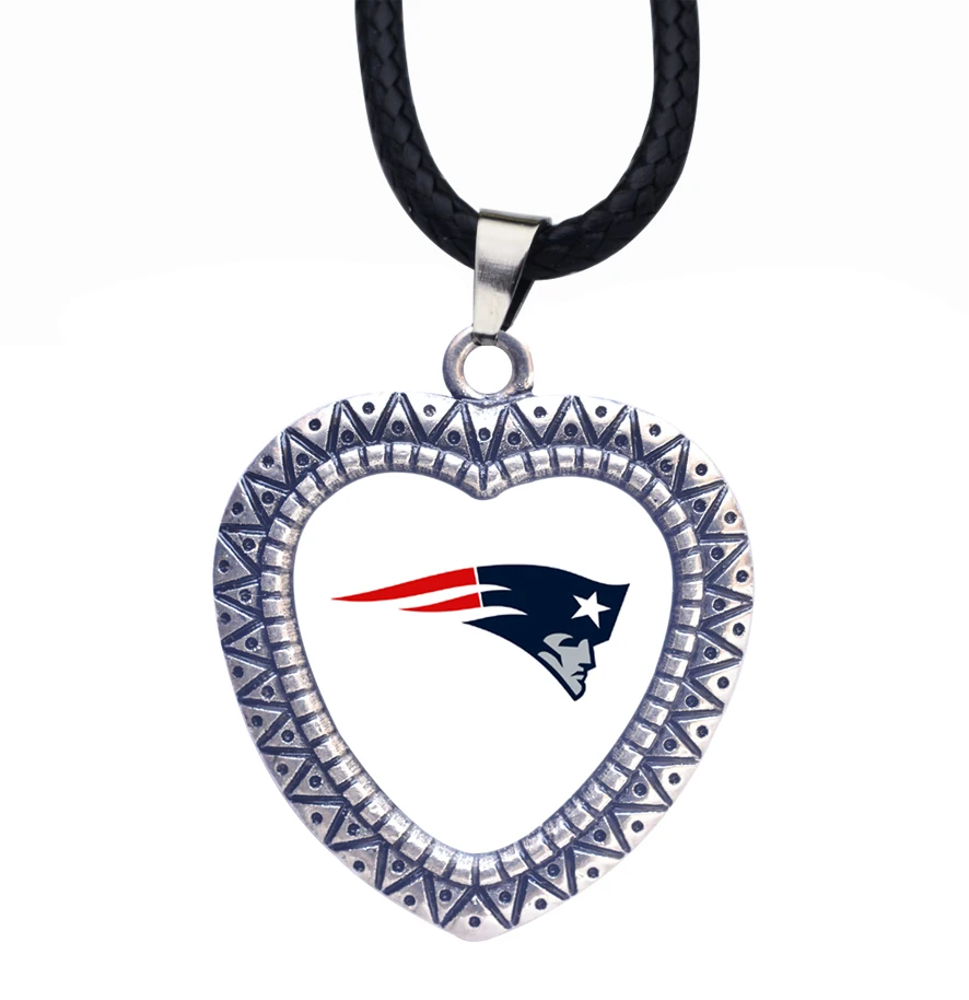 Новое ожерелье подвеска из цинкового сплава с кристаллами патриотов сделай сам