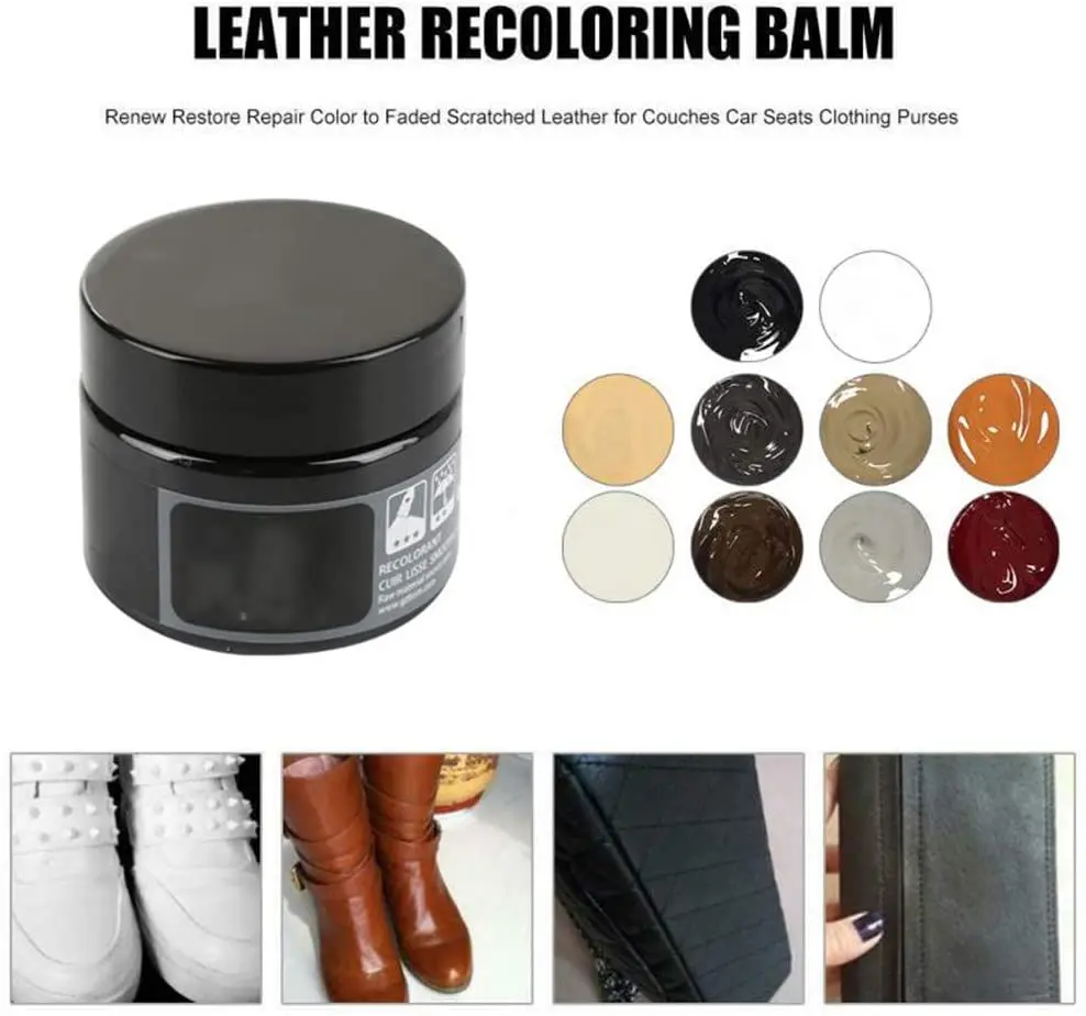

Leather Repair Cream Vinyl Repair Kit Auto Car Seat Sofa Coats Holes Scratch Cracks Rips Liquid Leather Repair Tool Restoration
