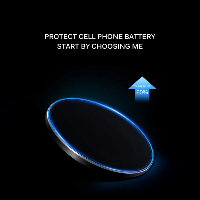 Беспроводное зарядное устройство Qi 10 Вт для Samsung S20 S10 Note IPhone 11 Pro Xs Max X 8 Plus|Зарядные