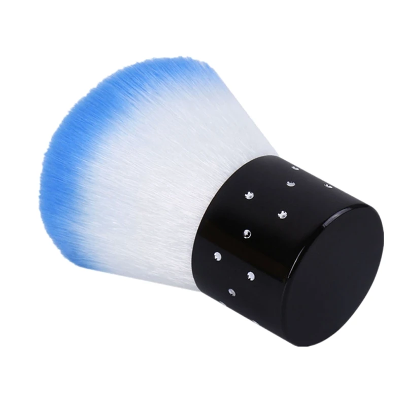 

Q1QD Manicure Pedicure Care Tools Nail Art Glitter Brush Dust Clean Powder Remover