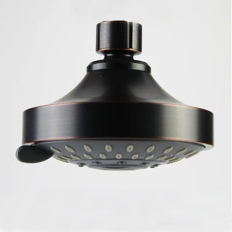 

American Retro Brown And Black Bronze Shower Head 4-Inch Multifunctional Antique Hotel Light And Dark Ceiling Spray