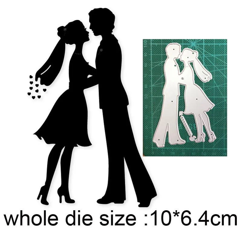 

metal cutting dies cut die mold wedding couples decoration Scrapbooking dies paper craft knife mould blade punch stencils dies