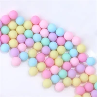 50pcs diy phone case cream glue decoration children hairpin handmade color loose beads resin accessories make jewelry crafts