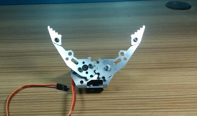 Small Metal Robot Claw Robotic Gripper Mechanical Arm Clamp with 180 Degree Servos for Arduino DIY Project STEM Toy Parts | Игрушки и