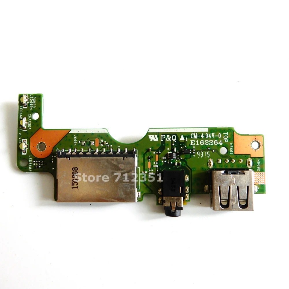 Плата ввода-вывода X456UJ для ASUS X456U X456UV X456UB X456UQ K456U A456U F456U R456U USB-разъем аудио SD-карты