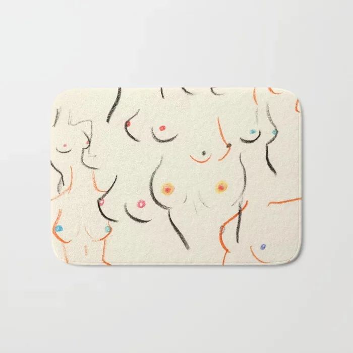 Скандинавский Коврик для двери кремовый коврик ванной с принтом нескользящий