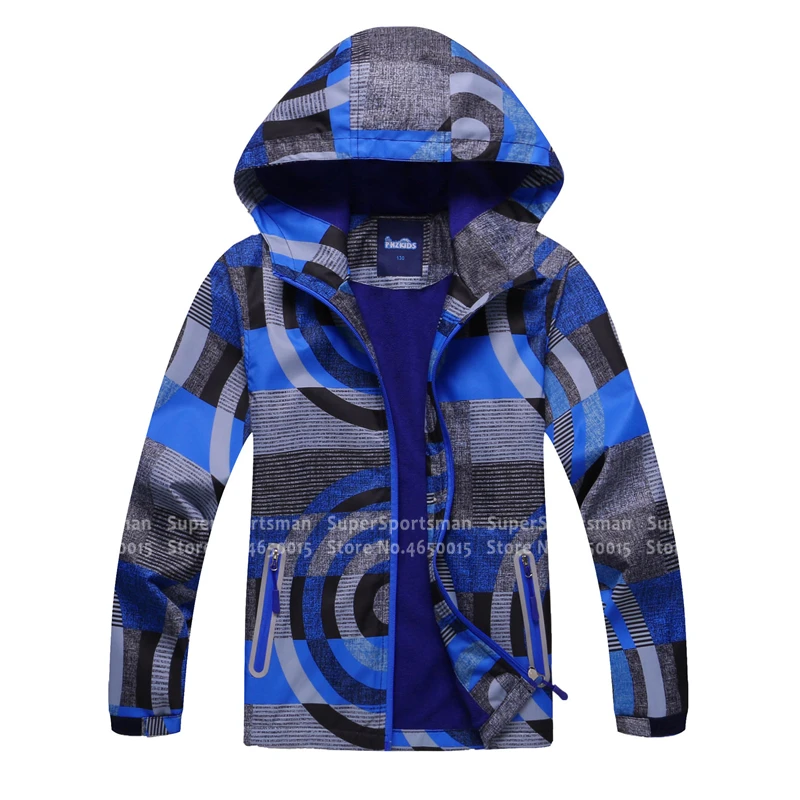 Детская верхняя одежда Водонепроницаемый флисовая куртка детские куртки для